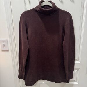 French Connection Chocolate Turtleneck Sweater